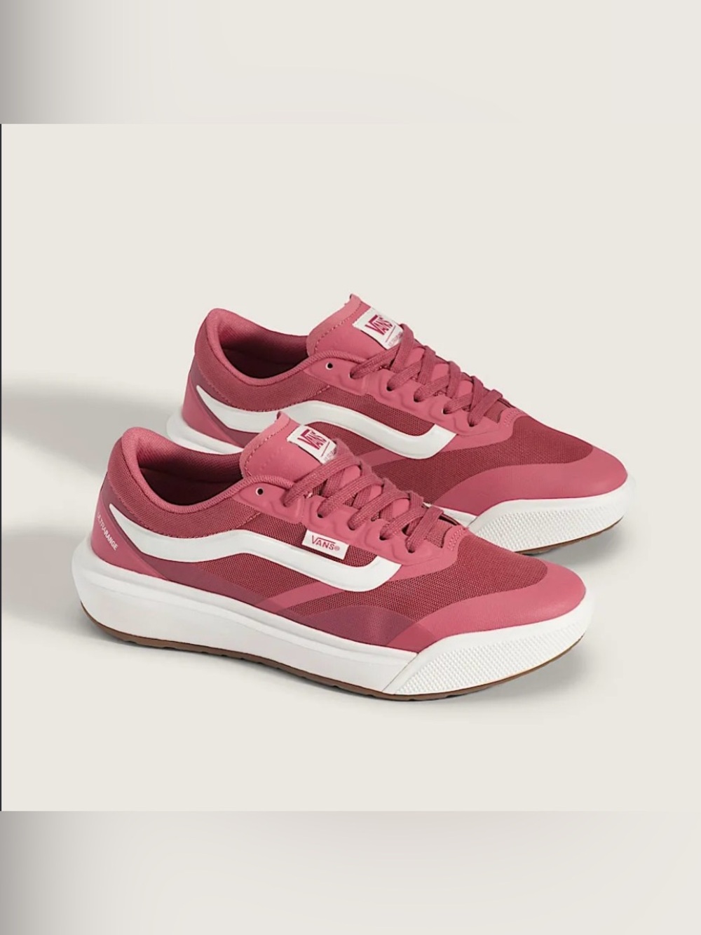 Vans MTEUltraRange 2.0 Women's Pink and White Low-Top Sneakers Size 10.0 US